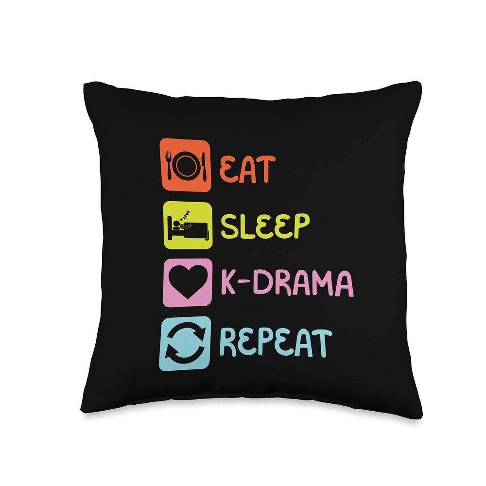 6451 K-Drama Kdrama Korean TV Show Fans Cute Funny Throw Pillow